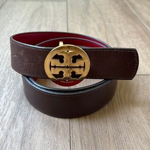 Beautiful Reversible Brown/Red Tory Burch Belt